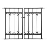 VRTNA OGRAJA PARK LANE VRATCA 68 V X 91 Š ČRNA