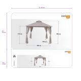 PAVILJON NATERIAL OXIS 300X300 JEKLO