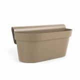 PE KORITO Z VODNO REZERVO BLUMAX MELROSE ESPRIT 50X20X20 MOCCA