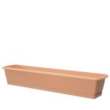 PE KORITO Z VODNO REZERVO PROSPERPLAST RESPANA TERAKOTA 786X184X150 MM