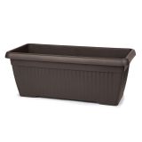 PE ZUNANJE KORITO BLUMAX MEDITERAN 82X20X17H RJAVA
