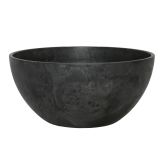 PE ZUNANJI LONEC ARTSTONE FIONA ČRNA SKLEDA 31X15