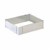 PEKAČ KAISER OBROČ ZA TORTO NASTAVLJIV KVADRATNI 24X20-48X36 CM