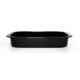 PEKAČ / MODEL ZA PEKO ENAMELIE GLOBOK BLACK 39X26X6.5CM