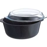 PEKAČ / MODEL ZA PEKO PASABACHE PEKAČ ČRN 27X24 CM BORCAM S POKROVOM NON STICK