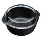 PEKAČ / MODEL ZA PEKO PASABACHE PEKAČ ČRN 27X24 CM BORCAM S POKROVOM NON STICK