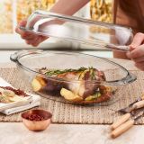 PEKAČ / MODEL ZA PEKO PASABAHCE BORCAM STEKLENI SET 4 DELNI