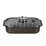 PEKAČ TOGNANA 34X25 CM DIAMANTEA Z MREŽO IM TERMOMETROM