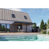 PERGOLA BELLANO BIOKLIMATSKA MOTORIZIRANA 6X3 -PRITRJENA V STENO