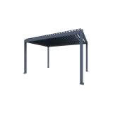 BIOKLIMATSKA PERGOLA MS VISCOM 4.03 X 3.03 M TEMNO SIVA