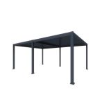 BIOKLIMATSKA PERGOLA MS VISCOM 5.85 X 3.03 M TEMNO SIVA