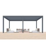 BIOKLIMATSKA PERGOLA MS VISCOM 5.85 X 3.03 M TEMNO SIVA