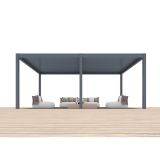 BIOKLIMATSKA PERGOLA MS VISCOM 5.85 X 4.03 M TEMNO SIVA