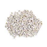 PERLE ČRKE, 6MM, ZLATE, OKROGLE, 40G