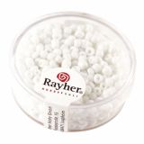 PERLE RAYHER PERLE OPAK, 2.6 MM BELE, 17G