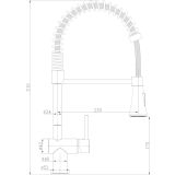 PIPA KUHINJSKA INTER CERAMIC ICF 7561017C KROM
