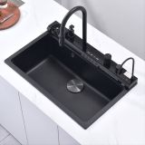 PIPA KUHINJSKA INTER CERAMIC SMART ZA KORITO 7567131MB ČRNA
