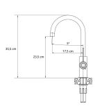 PIPA KUHINJSKA QUADRON JODIE INOX