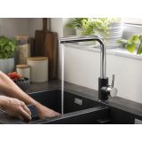 PIPA KUHINJSKA SINK SOLUTION MAYA ČRNA