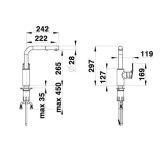 PIPA KUHINJSKA UNITAS ELITE E23 IZVLEČNA