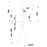 PIPA KUHINJSKA UNITAS ELITE S FLEX IZLIVOM