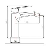 PIPA ZA BIDE BLITZ EDDY 2205 ČRNA BIDE WA