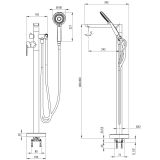 PIPA ZA KAD DEANTE SET JASMIN NERO BGJ N17M