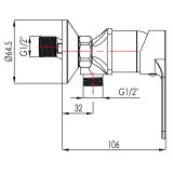 PIPA ZA TUŠ KAD BLITZ LIFE 1317