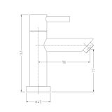 PIPA ZA UMIVALNIK BLITZ MIB-602 HLADNA VODA