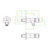 SAMOZAPIRALNA PIPA BLITZ KLIK 236 ZIDNA PODALJŠANA