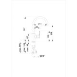 PIPA ZA UMIVALNIK UNITAS ELITE J IZLIV 3 CEVI E20 KOTNI VENTILI - KUHINJSKA