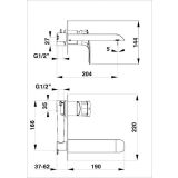 PIPA ZA UMIVALNIK UNITAS ELITE PODOMETNA ZA UMIVALNIK ČRNA