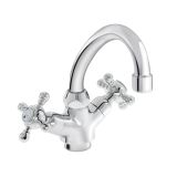 PIPA ZA UMIVALNIK UNITAS STOJEČA, LITI IZLIV BREZ KOTNIH VENTILOV, CR