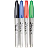 PERMANENTNI FLOMASTER SHARPIE MARKER SHARPIE FINE 4/1 BASIC