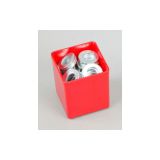 PLASTIČNA ŠKATLA ALLIT S-1 54X54X63 MM 63/1 RDEČA
