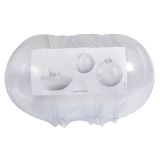 PLASTIČNE KROGLE, PROSOJNE, 10 CM, 4 KOS
