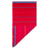 BRISAČA SVILANIT PLAŽNA MUTICOLOUR LINES RDEČA 90X180 CM