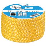 VEČNAMENSKA VRV DÖRNER + HELMER VRV POLIPROPILEN RUMENA/BELA 6 MM 10 M