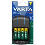 BATERIJSKI POLNILNIK VARTA PLUG CHARGER + 4X AA R2U 2100MAH
