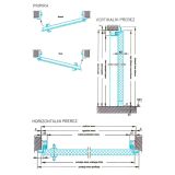 POCINKANA VRATA NOVOFERM SUPER PLUS 750X2000 MM L BELA S KLJUKO
