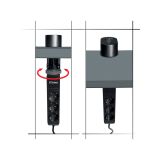 PODALJŠEK S STIKALOM COMMEL PRITRDILNI 3 ŠUKO 2XUSB + USB C 1.4M