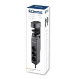 PODALJŠEK S STIKALOM COMMEL PRITRDILNI 3 ŠUKO 2XUSB + USB C 1.4M