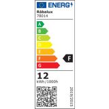 PODELEM. STENSKA SVETILKA RABALUX BAREG LED S STIKALOM 12W 1050LM 3000K 890MM IP20