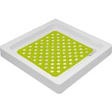 TENDANCE PODLOGA ZA KAD Z LUKNJICAMI 50 X 50 CM, RUMENA ZELENA