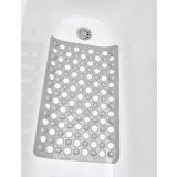 TENDANCE PODLOGA ZA KAD 60 X 38 CM Z LUKNJICAMI, PROZORNO SIVA