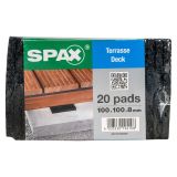 DODATEK ZA TERASO SPAX PODLOGE ZA TERASE V ZAVITKU 20 KOS