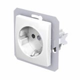 PODOMETNA VTIČNICA EKONOMIK VARNOSTNA BELA, VIJAČNA, BOK