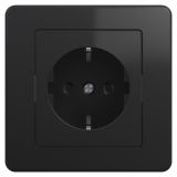 PODOMETNA VTIČNICA EKONOMIK VARNOSTNA ČRNA, VIJAČNA