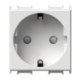 PODOMETNA VTIČNICA MODUL VARNOSTNA, 10 KOS/PAK BELA, VIJAČNA, 2M, BOK