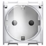 PODOMETNA VTIČNICA MODUL VARNOSTNA S PROZOR.POKROV BELA, VIJAČNA, 2M, BOK